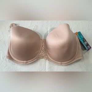 Vanity Fair Beauty Back Strapless Bra Sz 40DD NWT